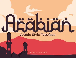 Arabian font