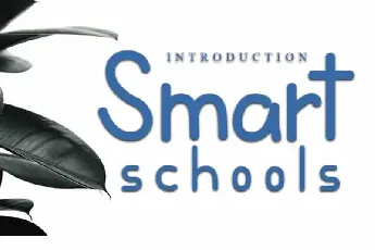 Smart School Display font