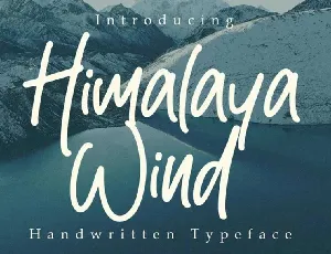 Himalaya Wind font