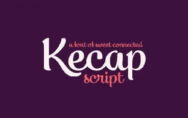 Kecap Script font