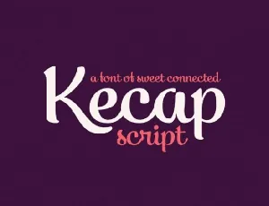 Kecap Script font