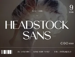 HeadstockSans font