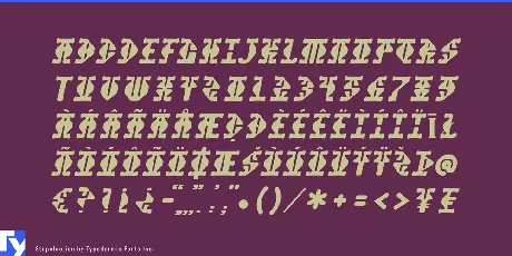 Stupefaction font