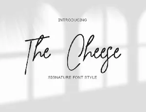 The Cheese font