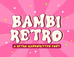 Bambi Retro font