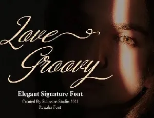 Love Groovy font