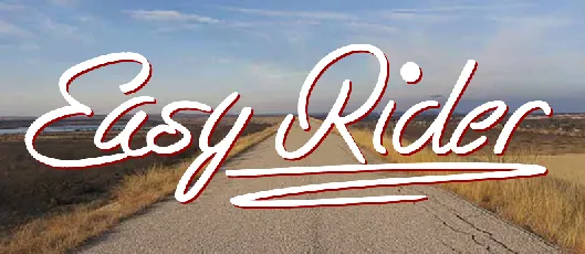 Easy Rider font