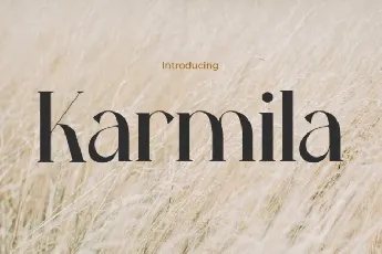 Karmila font