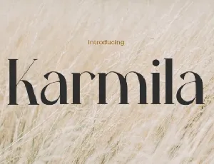 Karmila font