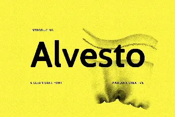 Alvesto font