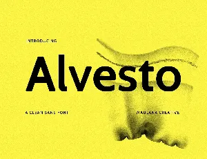 Alvesto font