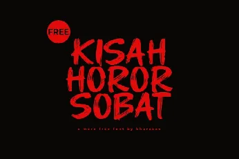 Kisah Horor Sobat font