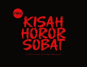 Kisah Horor Sobat font