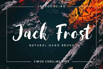 Jack Frost Brush Free Download font