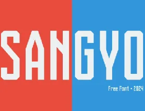 Sangyo font