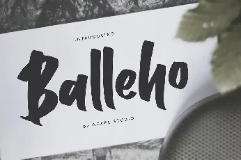 Balleho font