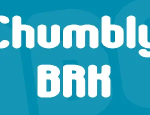 Chumbly BRK font