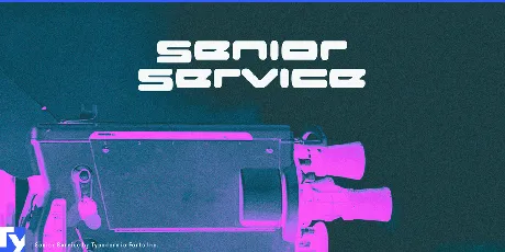 Senior Service font