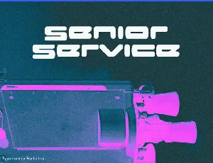 Senior Service font