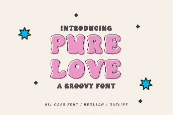 Pure Love font