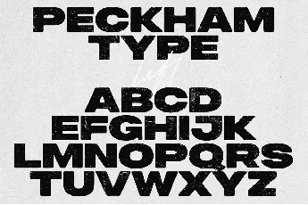 Peckham Press font