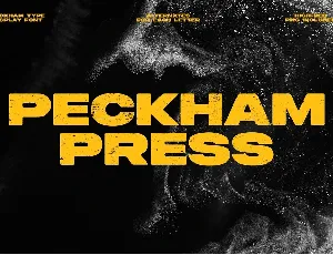 Peckham Press font