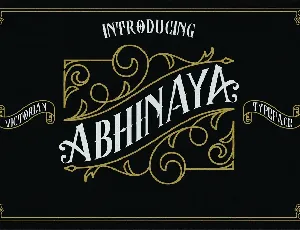 Abhinaya Typeface font
