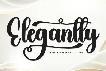 Elegantly Script font