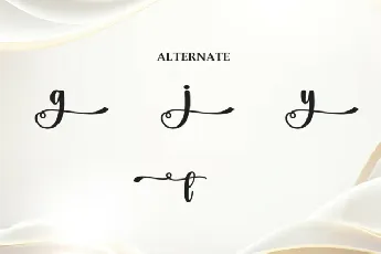 Elegantly Script font