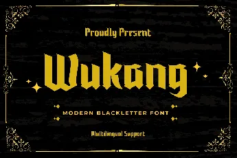 Wukang font