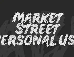 Market Street Personal Use font