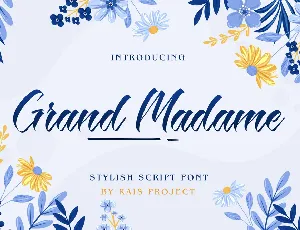 Grand Madame Demo font