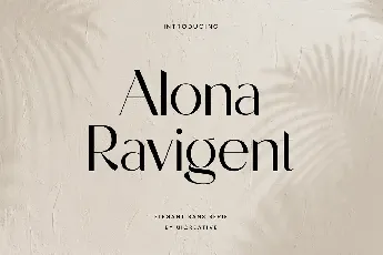 AlonaRavigent font