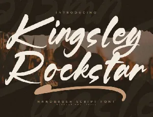 Kingsley Rockstar font