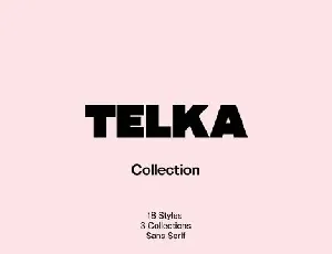 Telka Family font