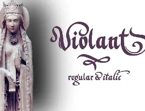 Violant Family font