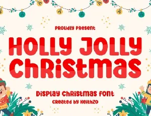 Holly Jolly Christmas font