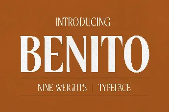 Benito font