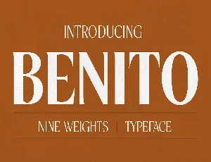 Benito font