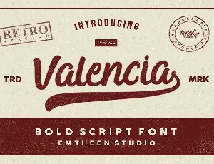 Valencia Script Free Download font