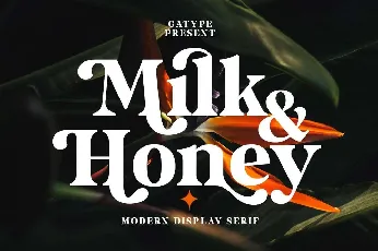 Milk and Honey font