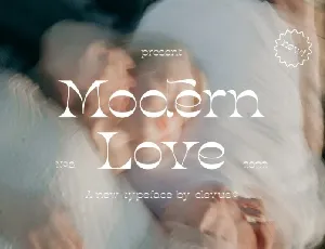 Modern Love font