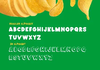 Crunch Chips font