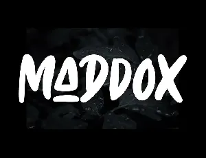 Maddox font