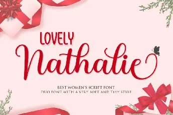 Lovely Nathalie Duo font