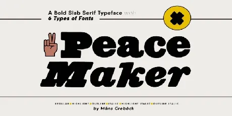 Peacemaker font