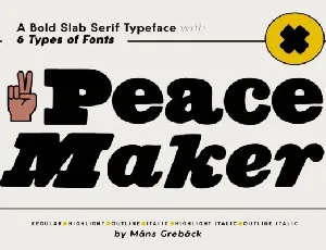 Peacemaker font