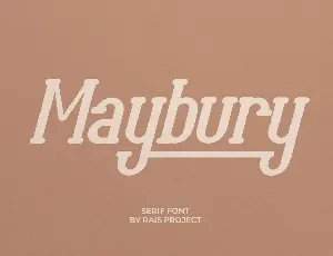 Maybury font