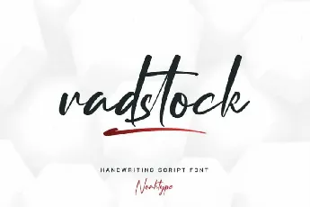 Radstock Script font