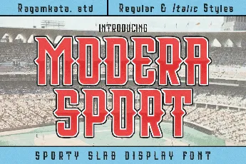 Modera Sport DEMO font